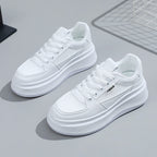 Damen modische Plateau Sneakers mit atmungsaktivem Netzmaterial und schockabsorbierender Sohle R&B