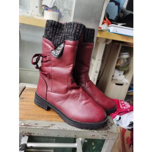 Damen modische Stiefeletten mit stylischen Details und praktischem Reißverschluss R&B