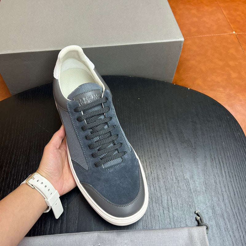 Damen Sportliche Wildleder Sneakers mit modischem Design und flexibler Sohle R&B