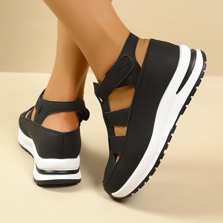Damen freizeitorientierte Sneakers mit komfortabler Oberflächenstruktur und flexiblem Sohlendesign R&B