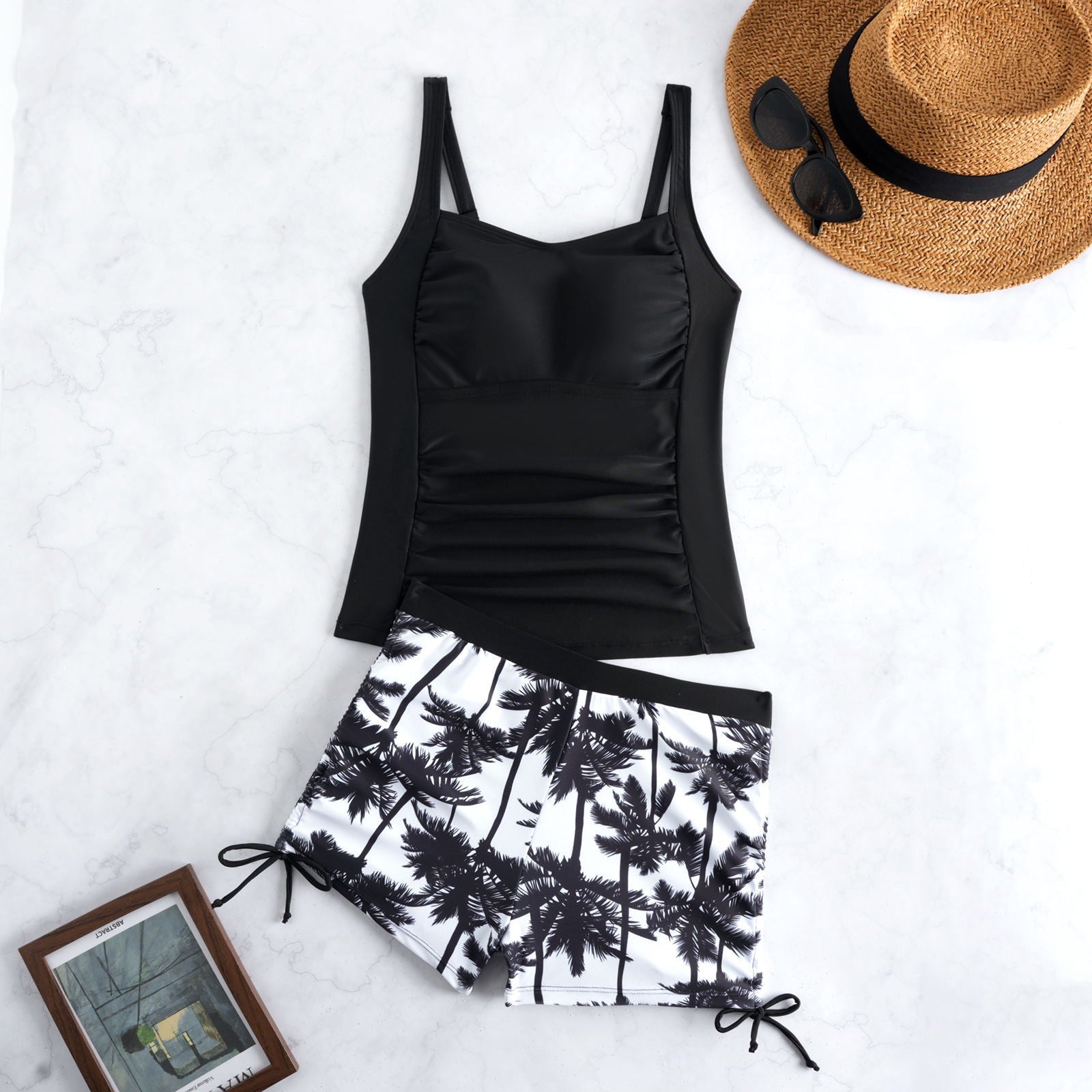 Damen Tankini-Set mit modischem Rüschendesign R&B