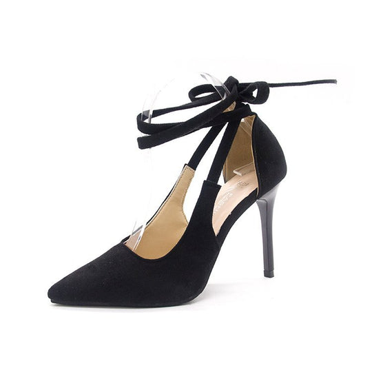 Damen High-Heels mit transparentem Knöchel R&B