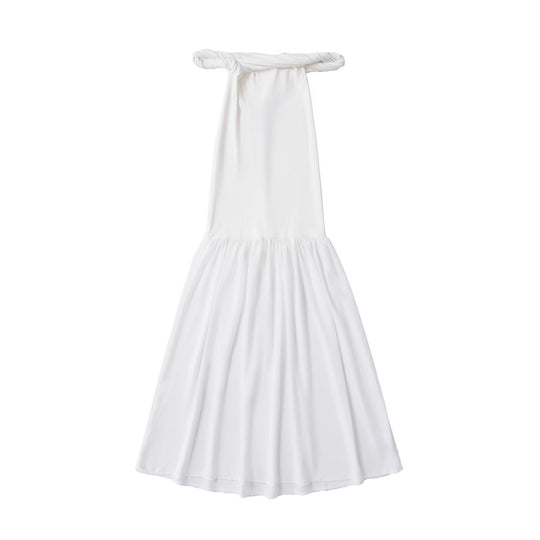Damen Maxi-Kleid mit elegantem Schößchen R&B