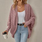 Damen Oversized Strickjacke mit lässigen Ärmeln R&B