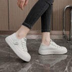 Damen sportliche Sneaker mit moderner Plateau-Sohle R&B
