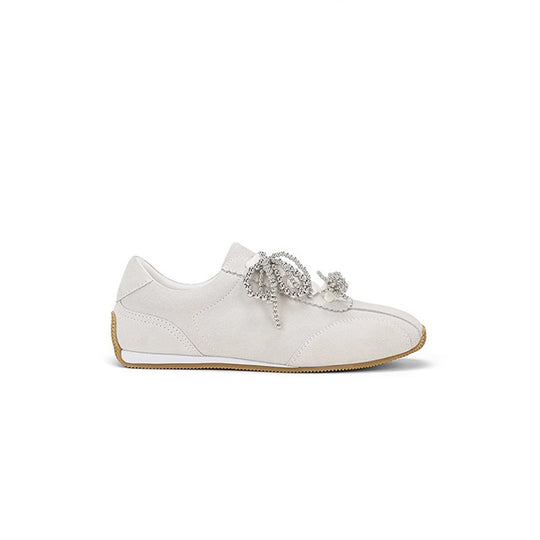 Damen Modische Sneakers mit funkelnden Ziersteinen R&B