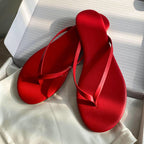 Damen Elegante Flip-Flops mit glänzendem Riemendesign R&B