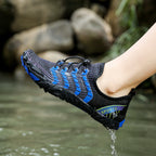 Damen Wassersportschuhe mit rutschfester Sohle und atmungsaktivem Mesh-Obermaterial