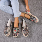 Vintage Plattform Slip-On Schuhe R&B
