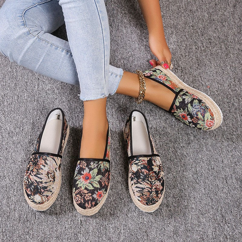 Vintage Plattform Slip-On Schuhe R&B