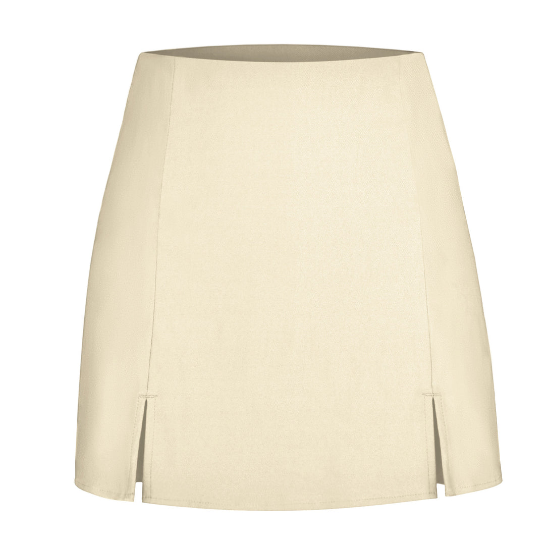 Damen Designer Minirock mit seitlichen Schlitzen R&B