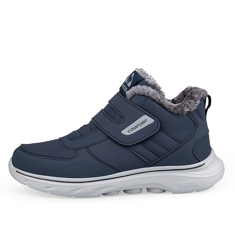 Damen Isolierte Winterstiefel mit rutschfestem Klettverschluss und weichem Innenfutter R&B