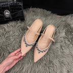 Damen Pumps mit funkelnder Strassverzierung R&B