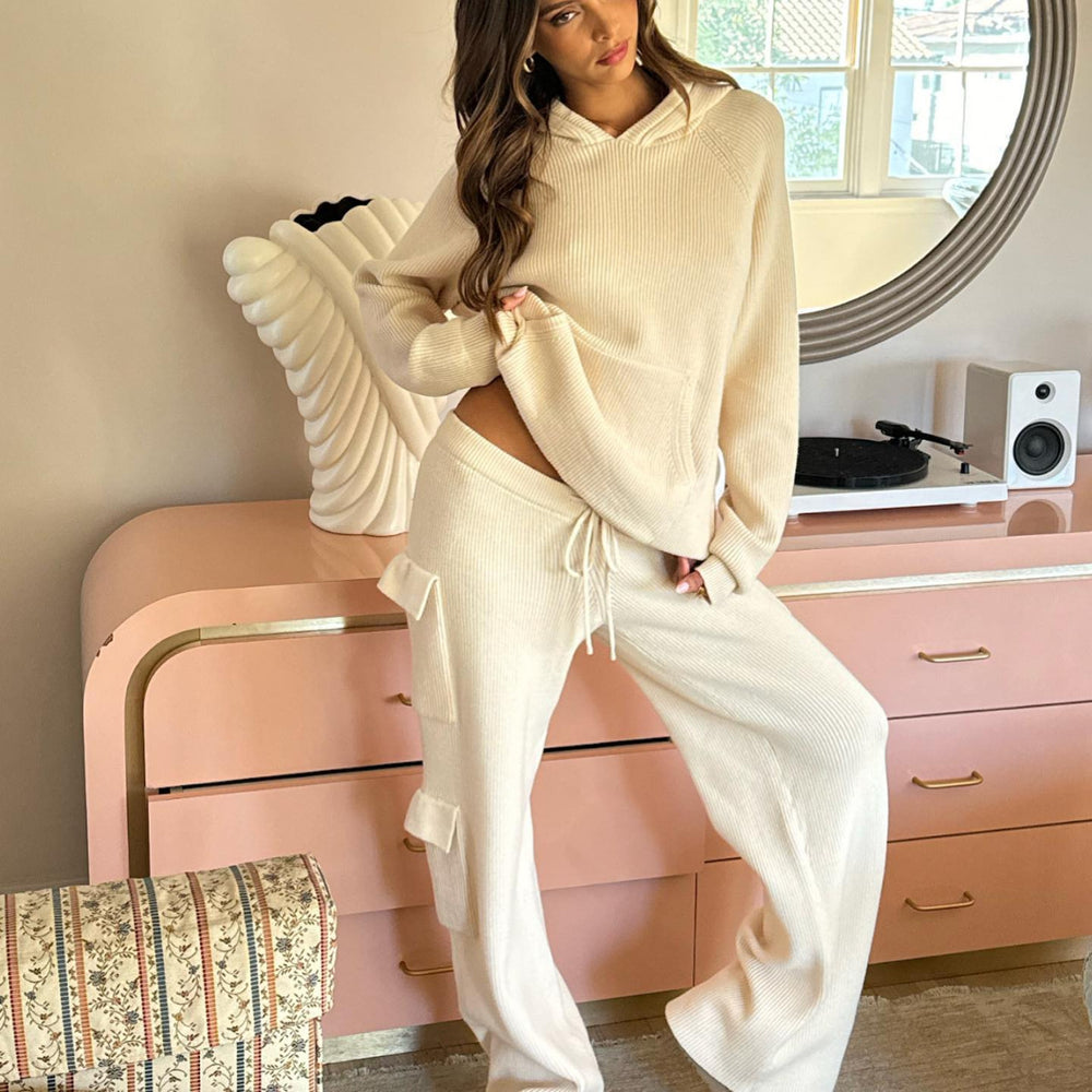 Damen Bequemer Hoodie mit Struktur R&B