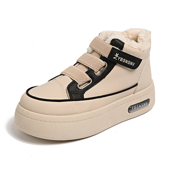 Damen modische Winter Sneakers mit warmem Innenfutter und rutschfester Sohle R&B