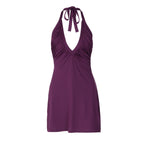 Damen Strandskleid mit alternativem Halter-Design und schmeichelnder Drapierung R&B