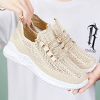 Damen Atmungsaktive Sneakers mit elastischem Schnürsystem