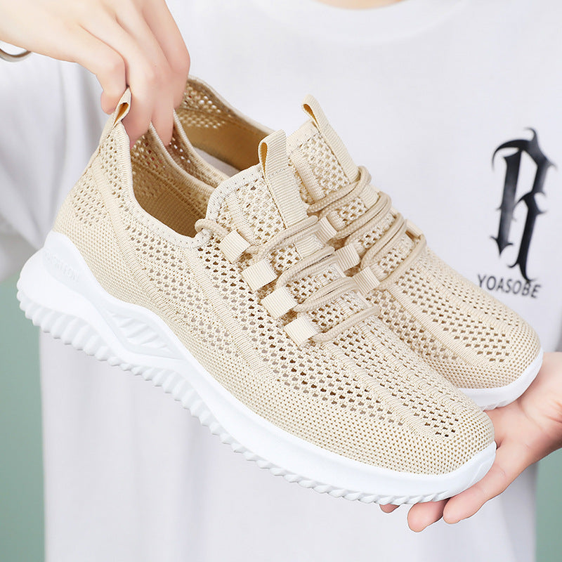 Damen Atmungsaktive Sneakers mit elastischem Schnürsystem