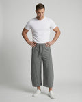 Oversize Unisex Casual Hose mit Deconstructed Design