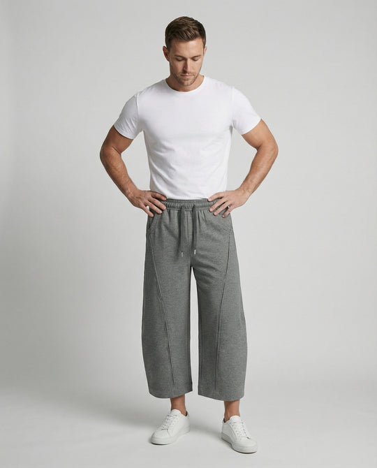 Oversize Unisex Casual Hose mit Deconstructed Design