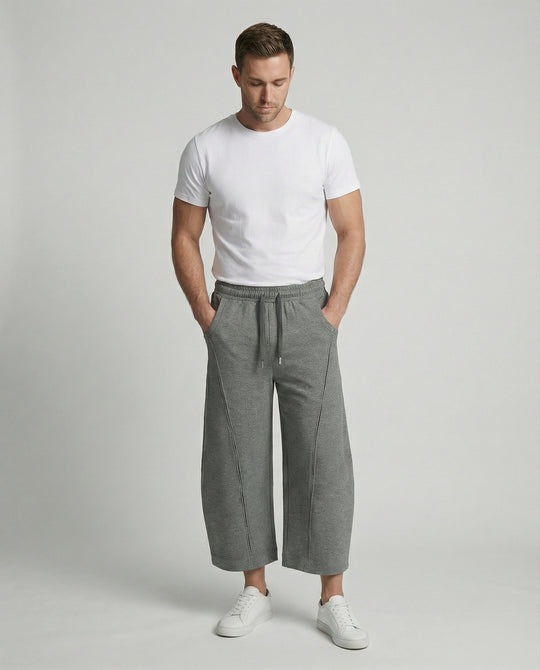 Oversize Unisex Casual Hose mit Deconstructed Design