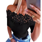 Damen Eleganter Body mit Spitzendetails R&B