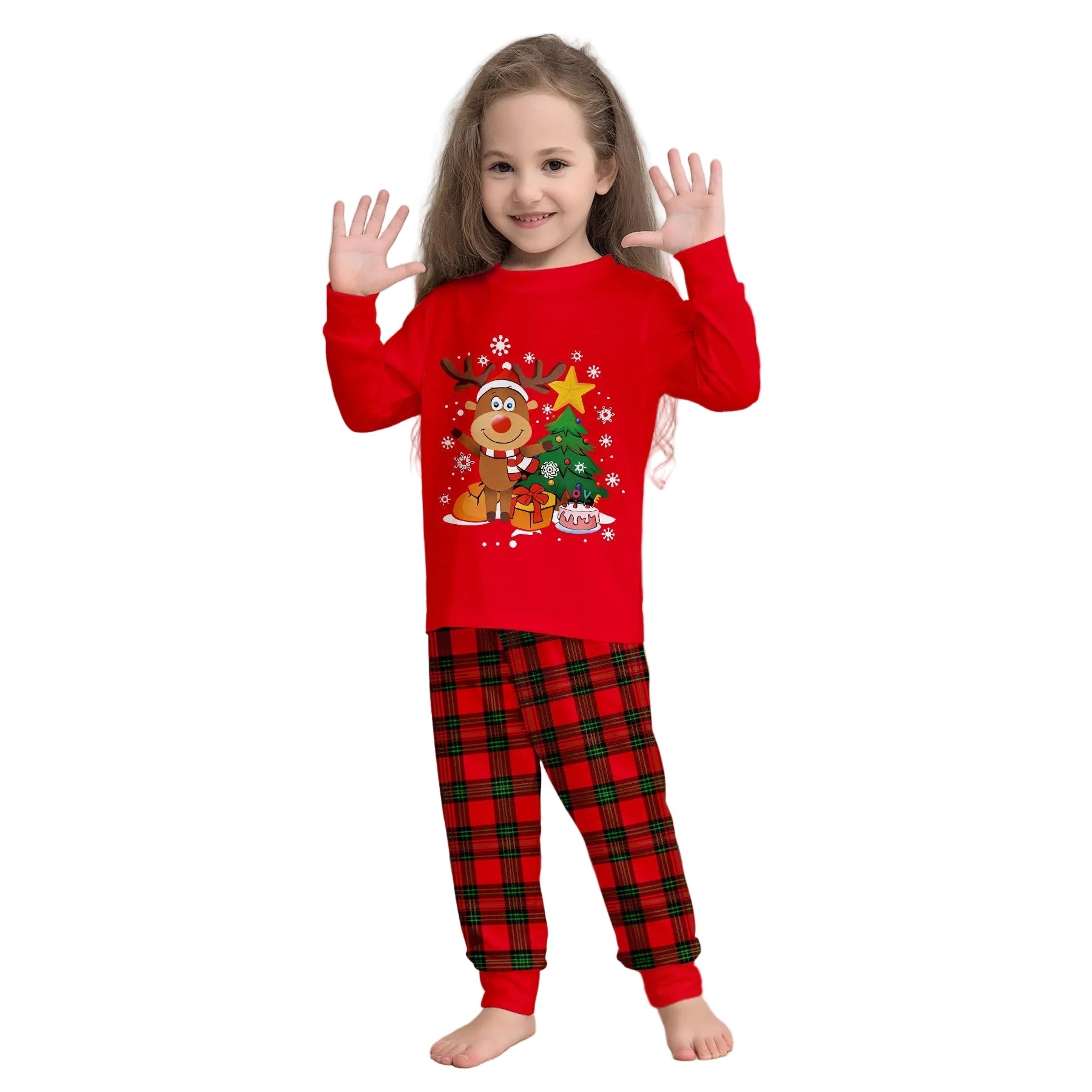 R&B | Rudolf's Süße Weihnachts-Pyjamas Rot Herren