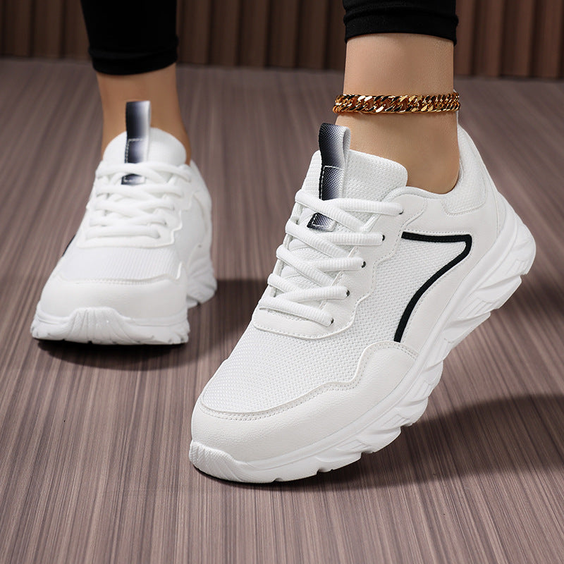 Damen Sportliche Sneakers mit atmungsaktiver Mesh-Oberfläche und stoßdämpfender Sohle R&B