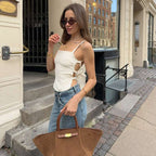 Damen Elegant geschnittenes Top mit raffinierten Schnürdetails R&B