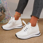 Damen atmungsaktive Sport-Sneaker mit flexiblem Obermaterial R&B
