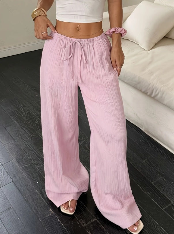 Damen weite Sommerhose mit Gummizug R&B