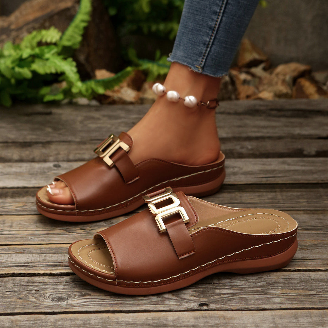 Damen Komfortable Slide Sandalen R&B