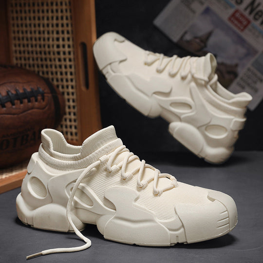Damen Sportliche High-Performance Sneakers mit atmungsaktiver Strickoberfläche R&B