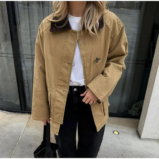 Damen Komfortable Baumwolljacke R&B