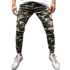 Herren Cargohose mit modernem Camouflage-Muster R&B