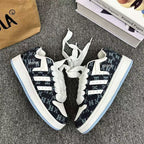 Damen Sportliche Sneakers im modernen Patchwork-Design