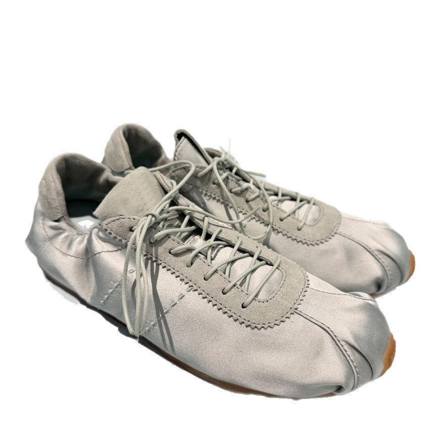 Damen sportive Modellschuhe im eleganten Satin-Look R&B