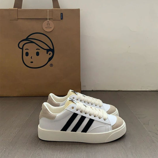 Damen Sneakers im sportlichen Retro-Look mit gepolsterter Sohle R&B