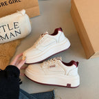 Damen Plattform Sneakers mit modischer Silhouette und rutschfester Außensohle R&B