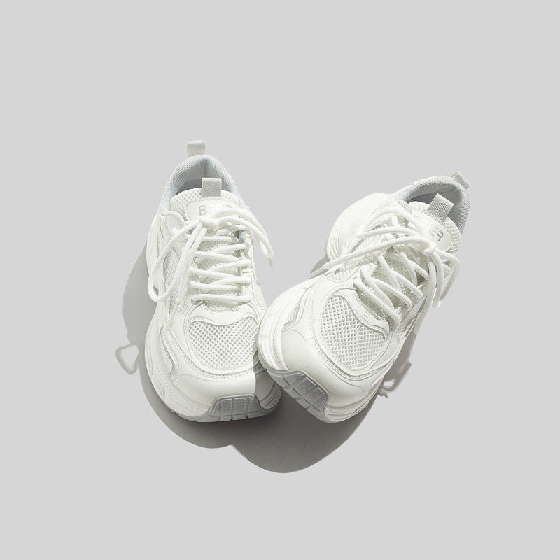 Damen Sportliche Sneakers mit atmungsaktiver Mesh-Oberfläche und gepolsterter Sohlenstruktur R&B