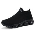 Damen Bequeme Strick-Sneaker mit elastischem Bund R&B
