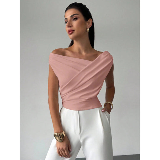 Damen Wickeloberteil mit weichem Stoff und elegantem Design R&B