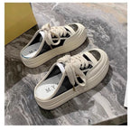 Damen modische Slip-On Sneakers mit dämpfender Sohle und luftiger Mesh-Oberfläche