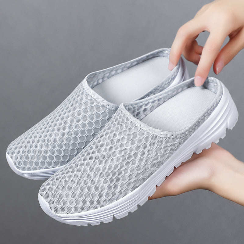 Damen Luftige Clogs mit atmungsaktivem Netzdesign R&B