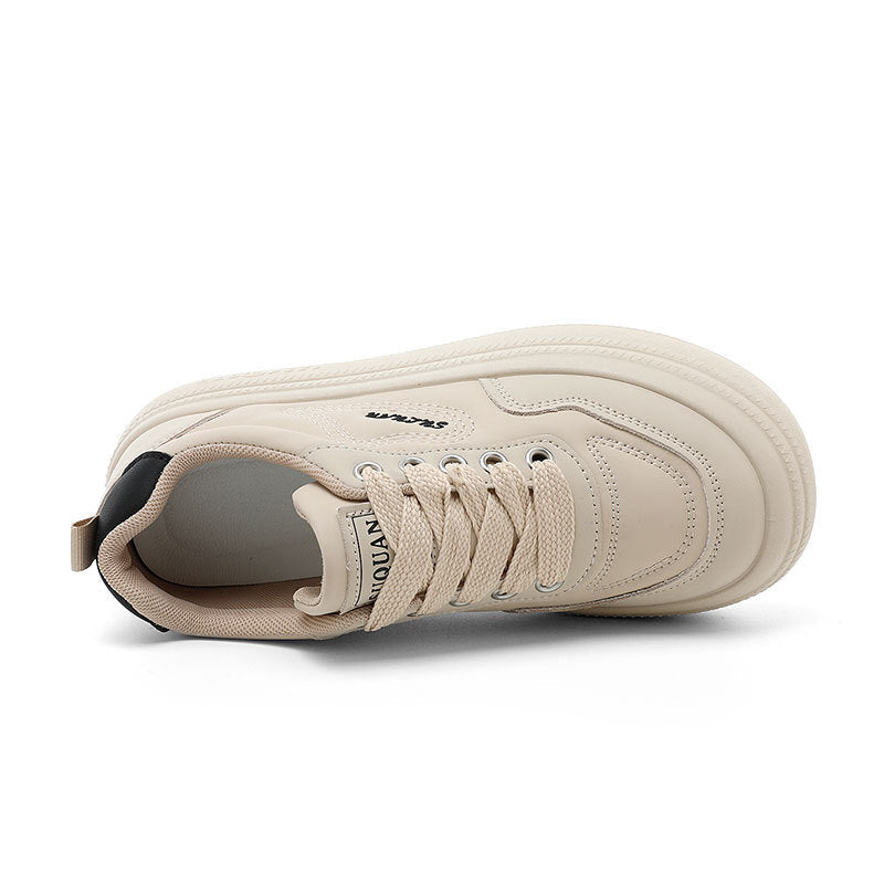 Damen modische Plateau-Sneaker mit atmungsaktiver Oberflächenstruktur und dämpfender Sohle R&B