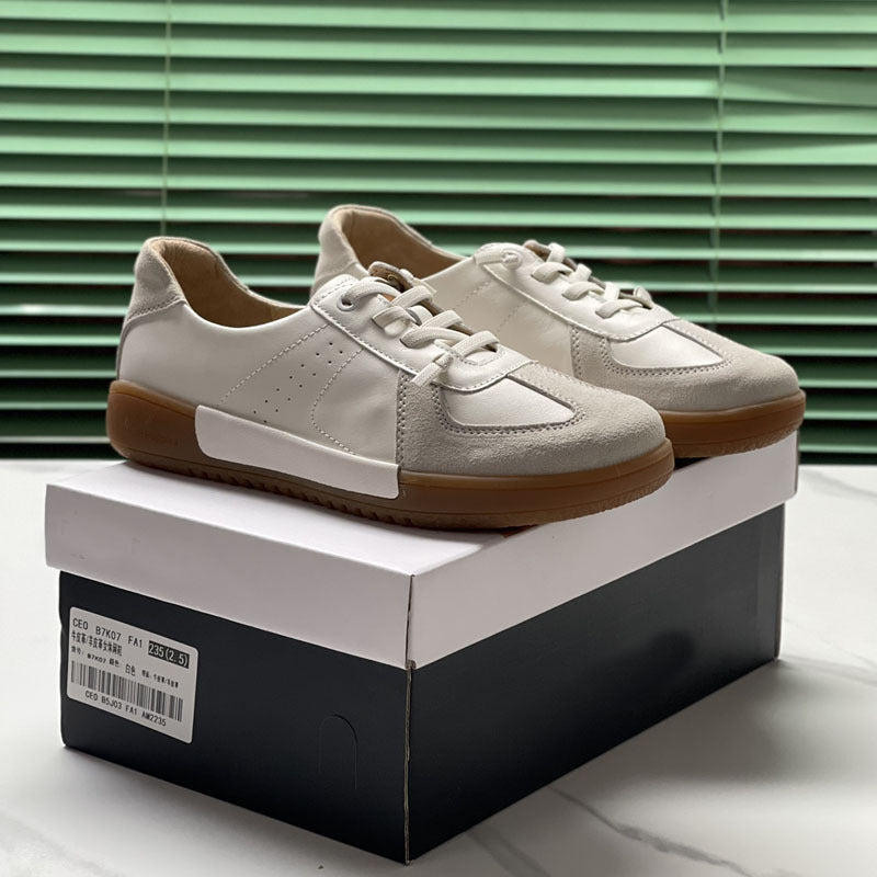 Damen Sportliche Sneaker mit eleganten Suede-Elementen