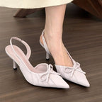 Damen Sling Pumps mit eleganter Schleifenverzierung R&B