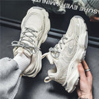 Damen Sportliche Chunky Sneakers mit atmungsaktivem Obermaterial und innovativem Sohlenprofil