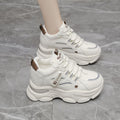 Damen Sportliche Chunky Sneakers mit atmungsaktiver Obermaterialkombination
