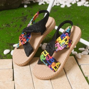 Damen modische Zehentrenner Sandalen R&B